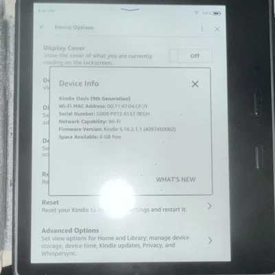 Amazon Kindle Oasis 9th Generation 7-8.9 Inch eReaders for sale | eBay