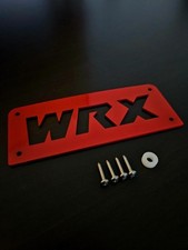Subaru Wrx Emblem Plate For Back Of Center Console Interior Customization