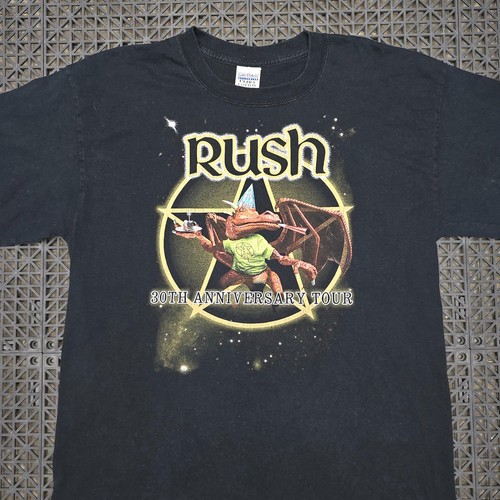 Vintage Y2K Rush Dragon 30th Anniversary Tour 2004 Band T-Shirt Men's Large - Picture 3 of 11