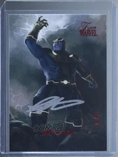 2023 Flair Marvel Artist Auto /33 Thanos by Joel Holtzman #52 Auto 1hr3