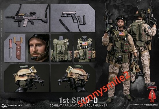 DAMTOYS 78074 1/6 US Delta Force Special Forces Machine Gunner