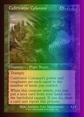 MTG Cultivator Colossus (409/612) Innistrad Remastered NM FOIL- Retro