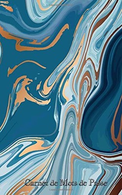CARNET DE MOTS DE PASSE: A5 - 98 PAGES - MARBRE - MARBLE - By Mes Mots De Passe