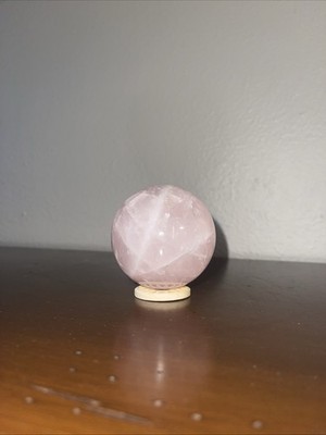 12.5 Oz Rose Quartz Sphere Orb