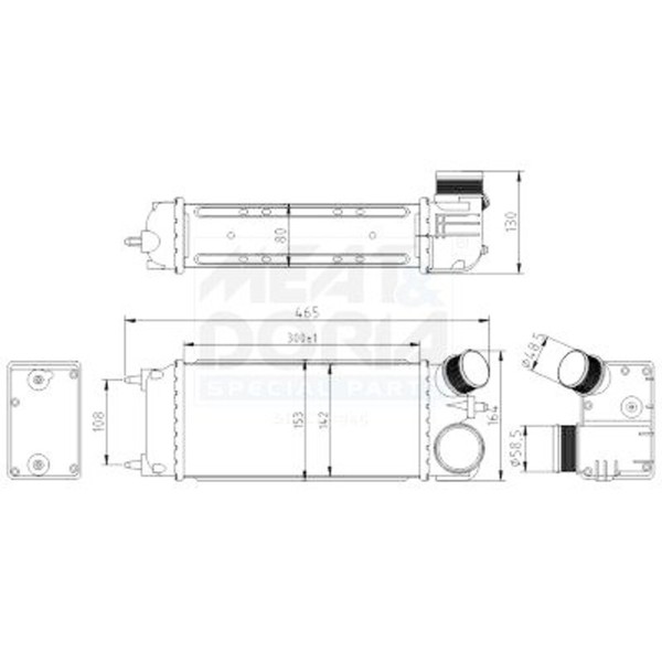 LadeluftküHler LLK FüR Ford Fiesta VI 08-17 1516720-image
