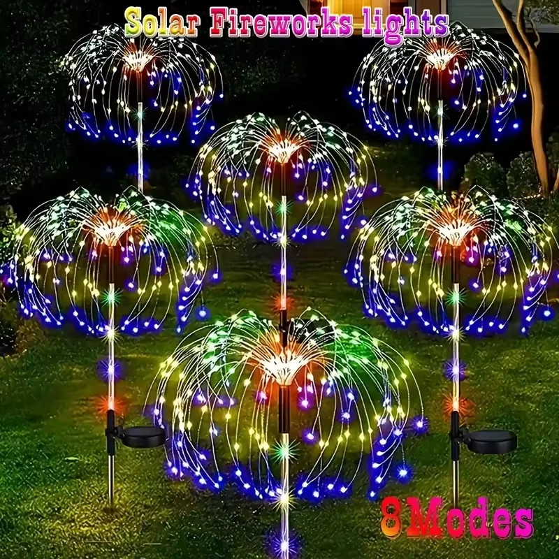 Lampe solaire jardin IP65 étanche et multicolore pour un bricolage créatif