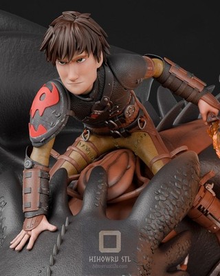Schluckauf und Ohnezahn How To Train Your Dragon | Garage Kit DIY Figur Statue PAI