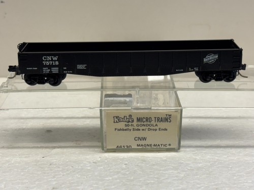 Micro trenes Kadee escala N MTL 46130 Chicago North Western CNW 75718 góndola | Zustand: New