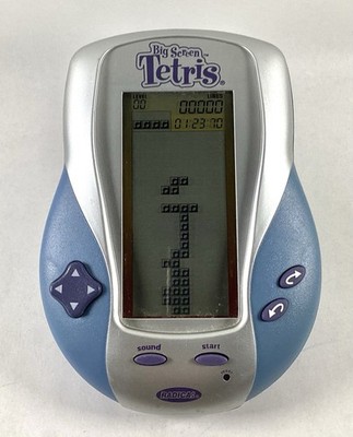 Radica Tetris Handheld Electronic Game Big Screen Display, 2002