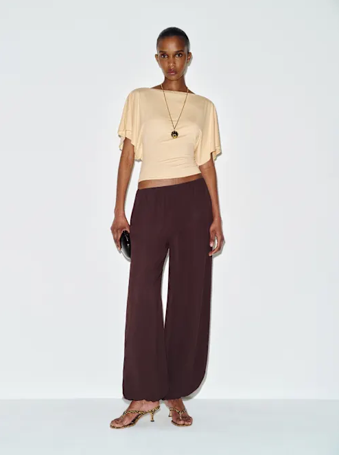 The Reformation Avery Knit Top - Parmesan (New)