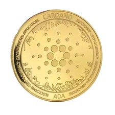 Blinkee CBCCGPC-GD Cardano ADA Technology Blockchain Crypto Gold Plated Coin