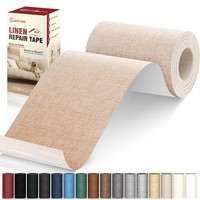 Selbstklebende Flicken Leinenstoff 10X200 Cm Reparatur Patches Beige FüR Sofa