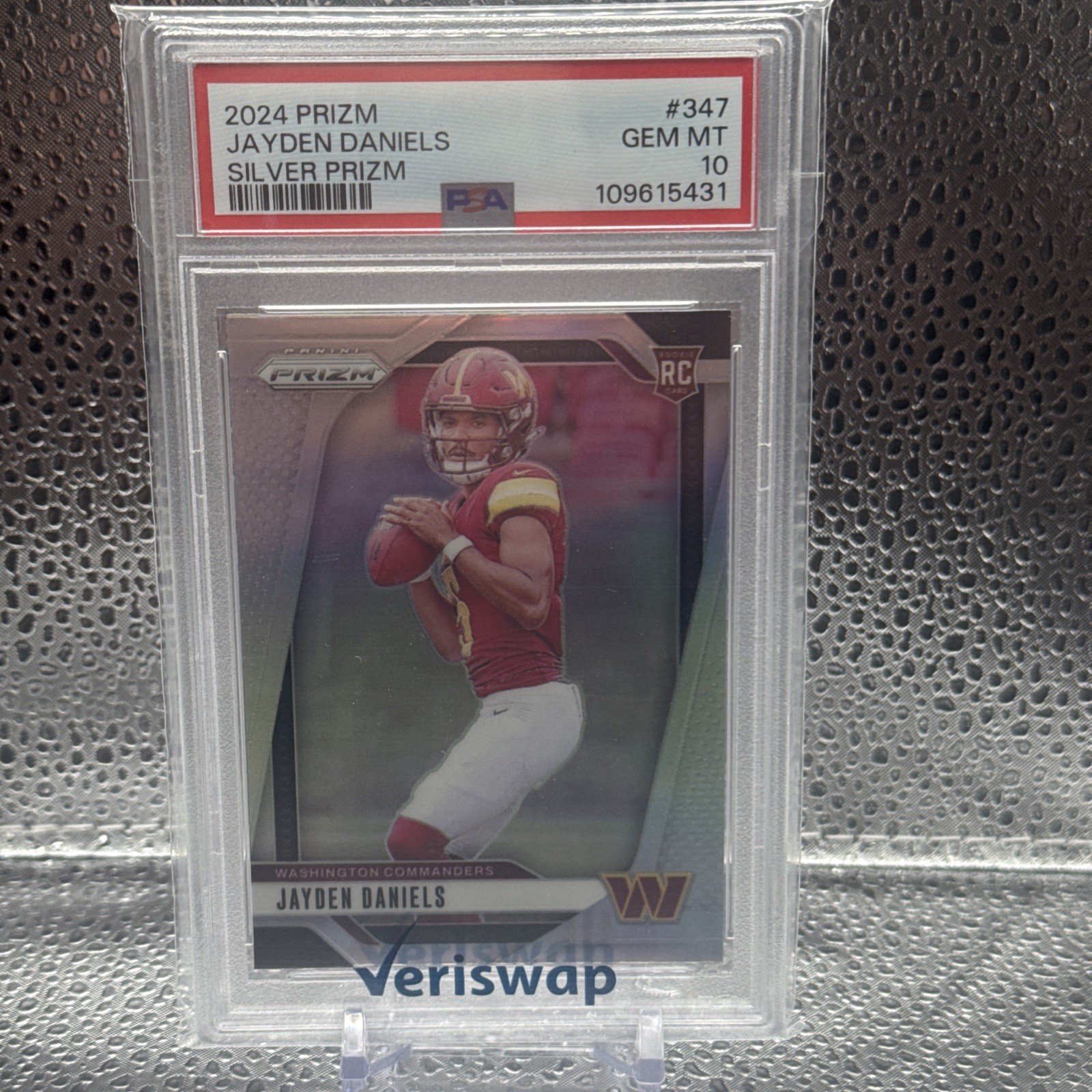 Jayden Daniels Panini Prizm #347 Silver Prizm