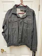 Rocawear Denim Jacket Youth XL 18-20 New With Tags Embroidered Emblem Jay-Z