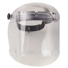 Sellstrom S38410 380 Series Max Light Clear Visor, Polycarbonate, Ratchet