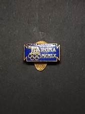 Spilla Olimpiadi Roma 1960 Metallo Smaltato Simbolo Lupa Capitolina