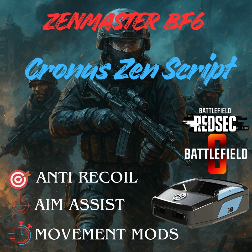 BF6/REDSEC ZENMASTER SCRIPT (CRONUS ZEN)
