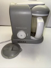 Beaba Babycook Solo Baby Food Processor Steam Cook Blend | Grey