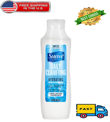 Suave Daily Clarifying Conditioner, Hydrate & Shine For All Hair Types, 22.5 oz