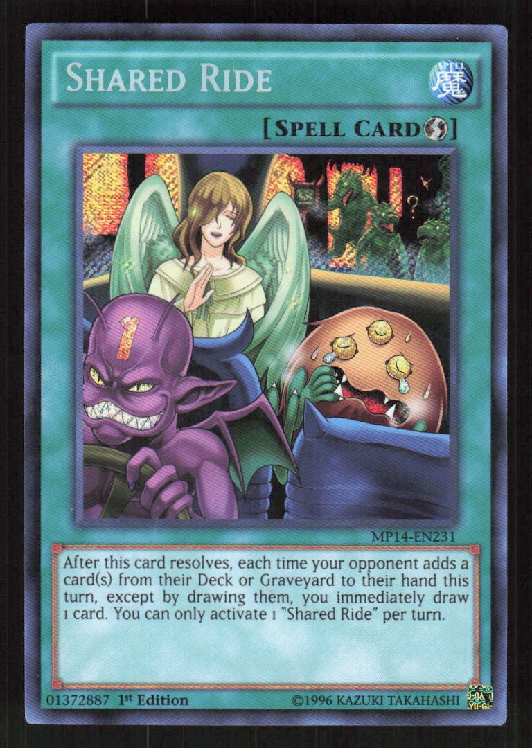 Yu-Gi-Oh Shared Ride MP14-EN231 1st Secret 2014 Mega Pack (NM)