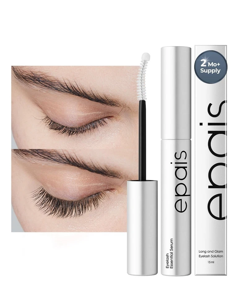 Eyelash Growth Serum Natural Longer Thicker Lashes Safe Gentle 15ml - Image 3 of 4