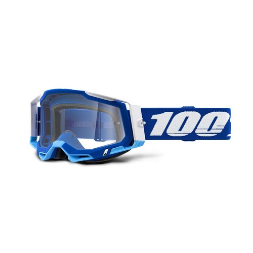 100% Racecraft 2 Mountain Bike & Motocross Goggles - MX and MTB Racing Protec...