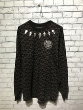 Disney Spirit Jersey Black Panther Wakanda Forever, Men L Cotton Sweatshirt