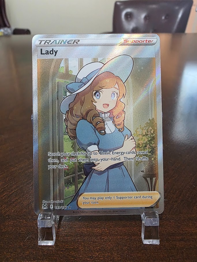Lady (Full Art) 193/196 Swsh11: Lost Origin Trainer Holo English Pokemon TCG
