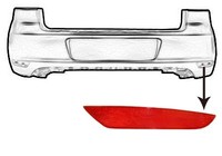 VAN Wezel RüCkstrahler StoßFäNger (5863940) FüR VW Golf VI | Reflektor,