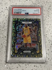 2023-24 Panini Prizm Shaquille O'Neal #181 King Snake Gold Snakeskin SSP PSA 10