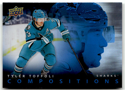 Upper Deck 2024-25 SPx NHL Hockey No. CMP-23 Tyler Toffoli Compositions Holo