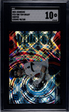 2021 Tom Brady Donruss Vortex Cosmic /100  #VTX-TBR SGC 10 *D02