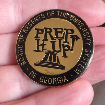 Vintage Prep It Up Board of the Regents of the University System of Georgia Pin