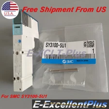New For SMC SY3100-5U1 Pneumatic Solenoid Valve SY31005U1 5-Port 24VDC US Stock