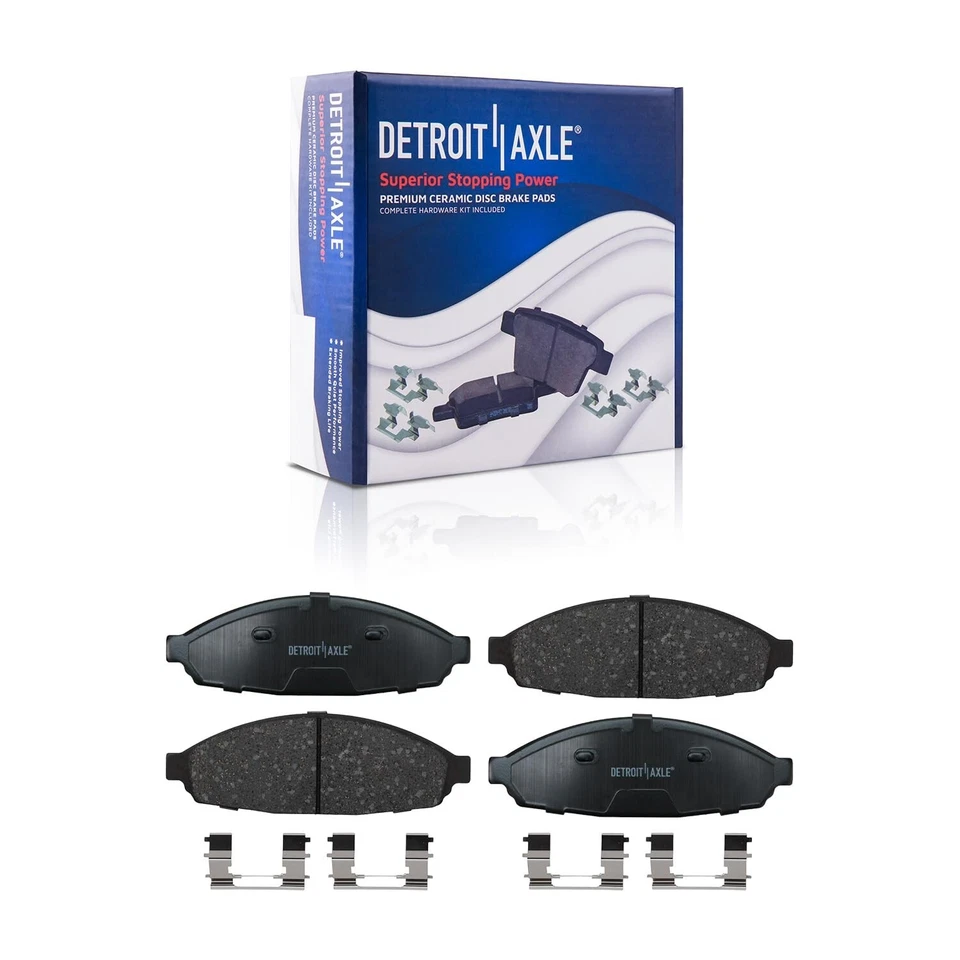 Front Rear Ceramic Brake Pads for Crown Victoria Town Car Grand Marquis Marauder - Image 3 of 4
