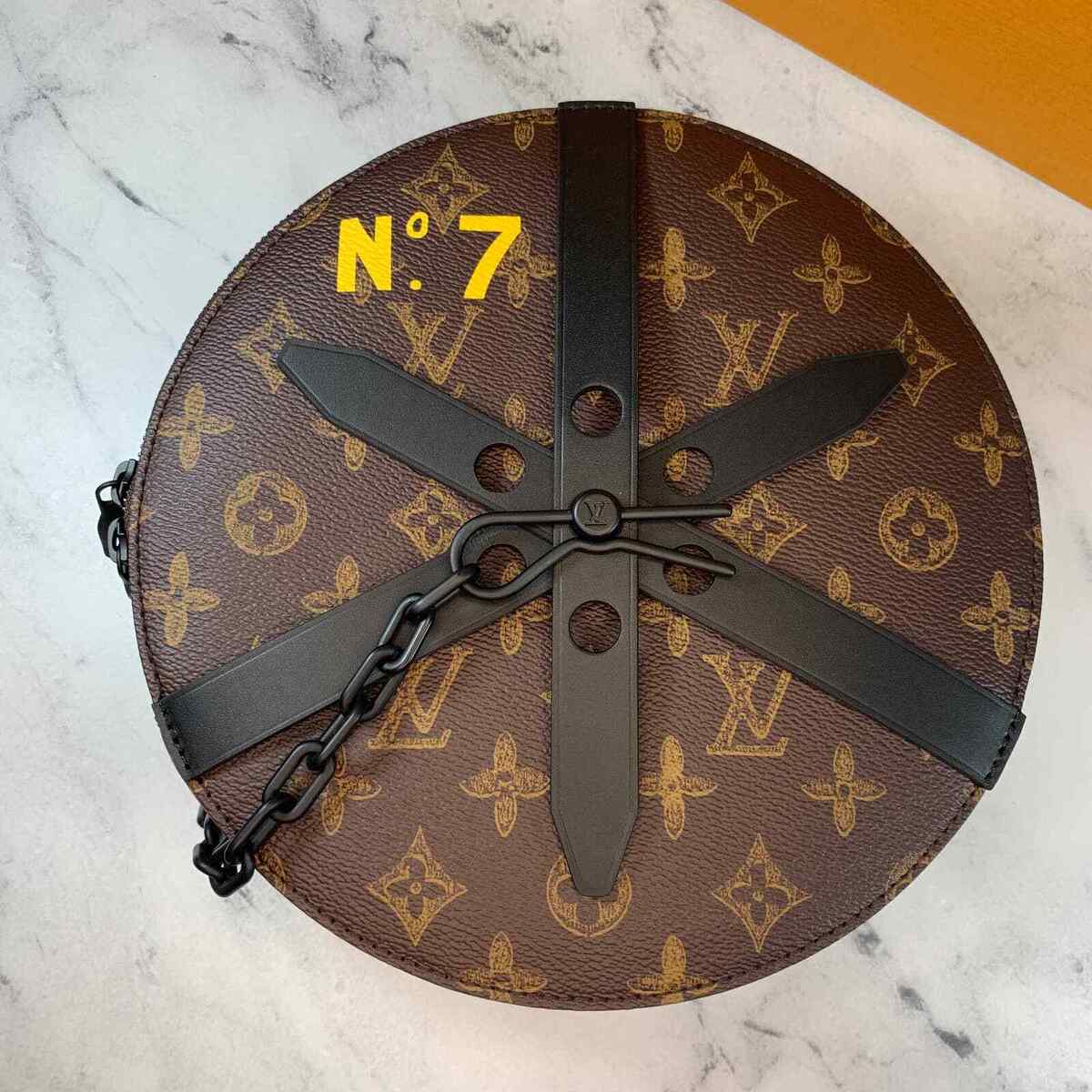 Louis Vuitton Wheelbox bag S22 round Virgil Abloh No 7 Monogram NEW  Authentic