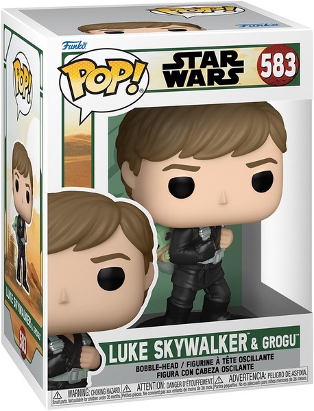 Star Wars - Luke Skywalker & Grogu 583 - Funko Pop! - Vinyl Figur-image