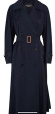 Max Mara Weekend Navy Lightweight Trench Coat Size 8 New With Tags. Fits 8-14