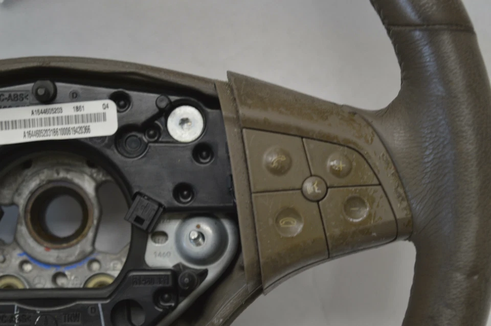 07 08 MERCEDES BENZ GL ML STEERING WHEEL BROWN OEM - Image 2 of 4