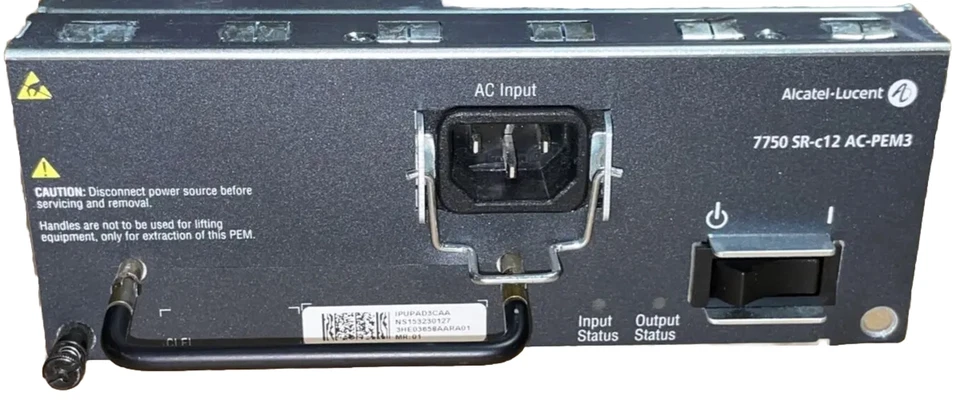 Alcatel-Lucent 7750 SR-c12 AC-PEM3 Netzteil 12v 100 Model:TC915-1507 - Image 2 of 4