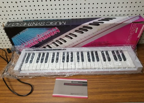Teclado sintetizador de música Intellivision de Mattel Electronics 1983 nuevo caja abierta