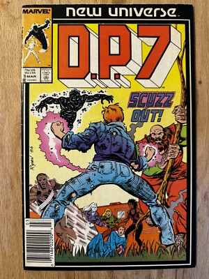 DP7 #5  1986 SCUZZ Out Copper Age Marvel Comics FN