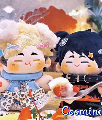 In Stock Haikyuu miya osamu miya atsumu 15cm Plush Doll Dress up Toy Anime