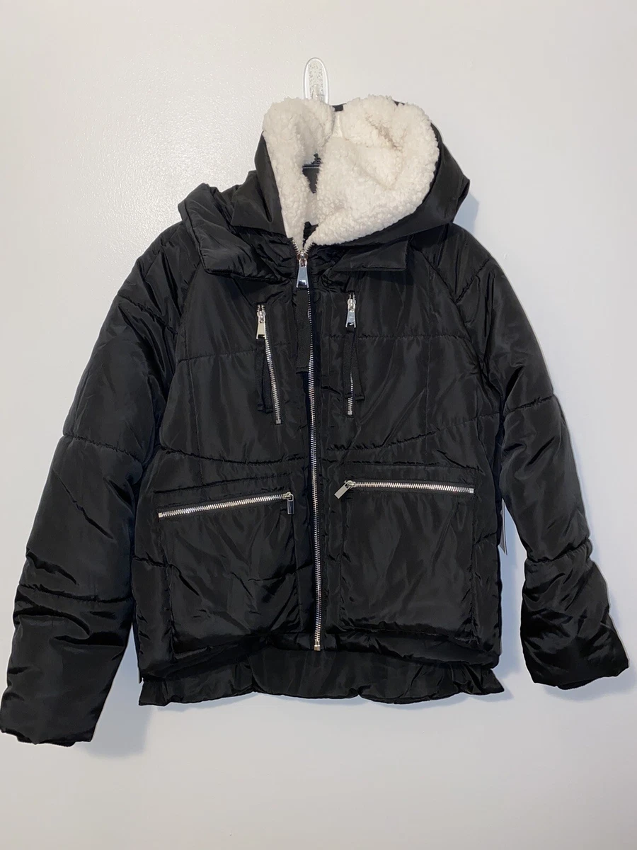 7 For All Mankind Thermal Puff Jacket Black Size Medium | eBay