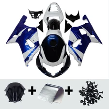 ABS Fairings Kit For Suzuki GSXR600 GSXR750 K1 2000 - 2003 White Black Bodywork