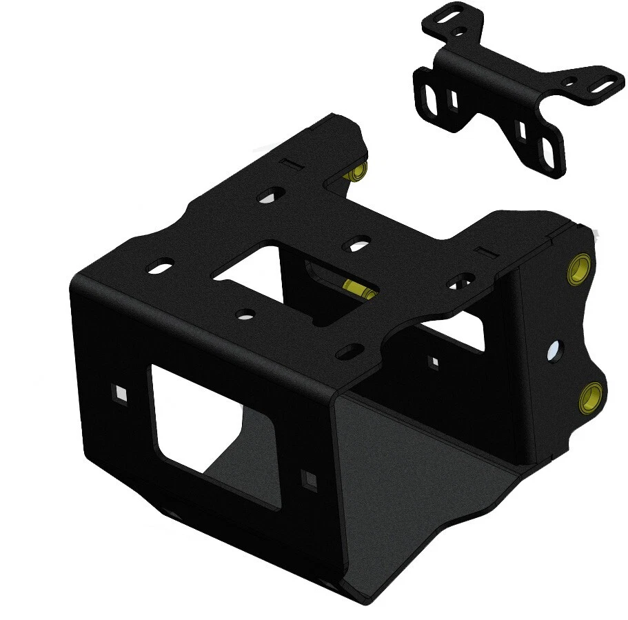 Kit de cabrestante y placa de montaje Polaris Scrambler 850 2013-2026 2000 lb KFI ATV XP Foto 2 de 3