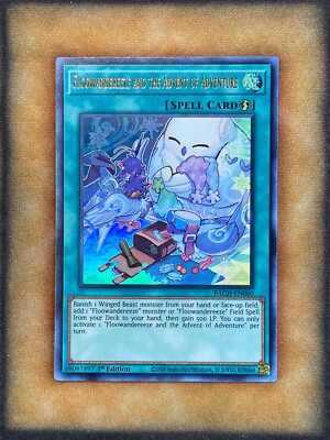 Yugioh Floowandereeze and the Advent of Adventure BACH-EN060 Ultra 1st Ed NM
