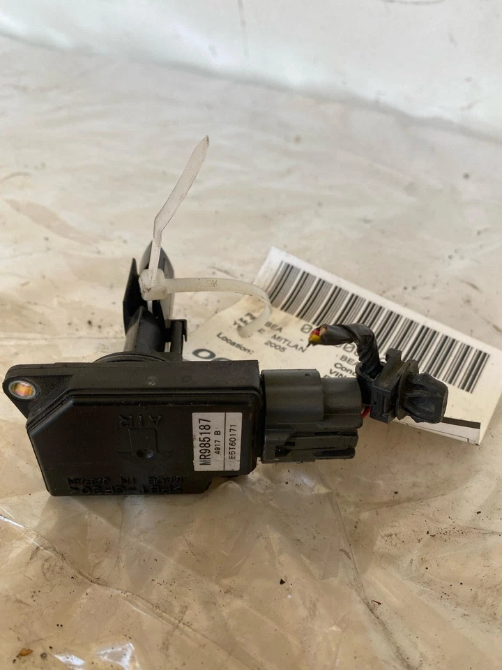 2004 - 2016 MITUSBISHI LANCER RALLIART Air Flow Meter Sensor MAF MR985187 2.4L - Image 2 of 4