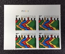 USA2006 #4119 39c Kwanzaa - Plate Block of 4  Mint  NH  holiday