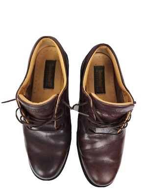 TIMBERLAND MEN\'S WATERPROOF GENUINE LEATHER LACE-UP OXFORDS # 90081 Timberland Waterproof 90081 Brown Men main image 4